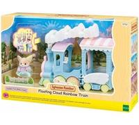 Train a vapeur pour enfant - SYLVANIAN FAMILIES - Bébé Fennec inclus - Sieges animés - Jusqu'a 5 personnages