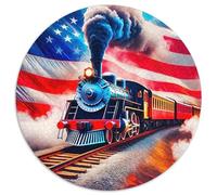 Train à Vapeur Puzzle 1000 Pièces Adultes Et Enfants Dès 14 Ans Chemin de Fer pittoresque Puzzle De Bricolage Coloré Jouets Défi Éduchatifs Détente & Relaxation 1000pcs (67.5x67.5cm)