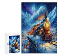 Train à Vapeur Puzzles 300 Pièces Educa Moderne Magique Décoration Intérieure Relaxant pour Adultes Et Enfants Assemblage Amusant Challenge 3D 300 PCS