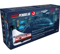 Train articulé Pequetren - TALGO avec gare, sémaphore et rampe d'accès