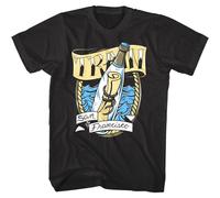 Train Band Message in a Bottle Men's T-Shirt Pat Monahan Black L