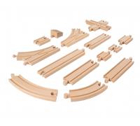 Train Big Track Set - 44 pièces de rails en bois