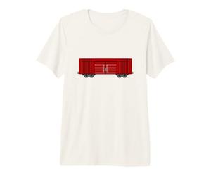 Train boxcar T-Shirt Haut de Gamme