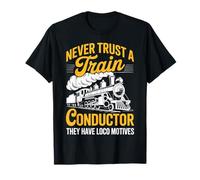 Train Conductor Railroad Heritage Locomotive Crew T-Shirt