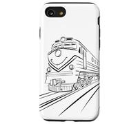 Train Croquis Chemin de fer Voie ferrée Coque pour iPhone SE (2020) / 7 / 8