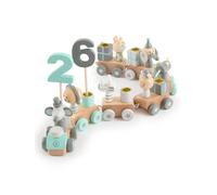 Train d?anniversaire en bois 0-99 ans, scandi scandi TU