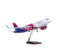 Train D'atterrissage Moulé sous Pression en Résine pour A320 Neo Wizz Air Modèle d'avion Collection Échelle 1/80 47 Cm pour Les Passionnés D'Aviation(No Light)