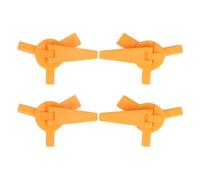 Train d'atterrissage Pliable, Jambe de Support de Hauteur augmentée de 2,6 cm, Couvre-Pied de Protection Anti-Usure, Compatible avec DJI Avata 360, Accessoires de Drone(Orange)