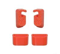 Train d'atterrissage pliable pour DJI pour mini 5 Pro 10 mm de hauteur, kit d'extension antichoc pour débris de sol inégaux (orange)