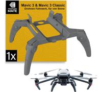 Train D'atterrissage Pour Drones, 1 Kit, En Gris, Compatible Avec Dji Mavic Et Classic, Les Jambes D'atterrissage Protègent Le Gimbal Et Le Dessous, Base Pour Un Atterrissage En Douceur Gris