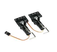 Train D'atterrissage Rétractable Léger: Servomoteur Numérique en Métal Électronique De 25g for Modèles D'avions RC À Voilure Fixe De 2kg(2PCS Main)