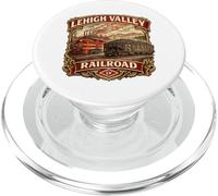 Train de Campagne Vintage en Charbon de Lehigh Valley Railroad PopSockets PopGrip pour MagSafe
