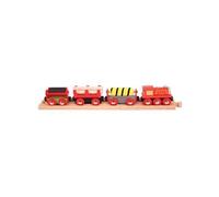Bigjigs Rail Freight Train - Andere belangrijke Wooden Rail Merken zijn Compatib