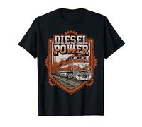 Train de Marchandises Diesel Locomotive Industriel T-Shirt
