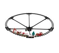 Train de Noël électrique pour sapin - ECD Germany - 87,5 cm - avec lumières et sons, déco à piles