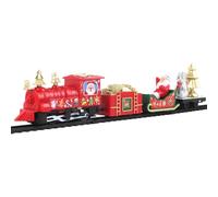 Train de Noël | Jouet autour du sapin de Noël - Voie de train électrique avec lumières et son | pour enfants, garçons, familles, fêtes de Noël