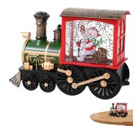 Train de Noël L'entraînement de Noël bonhommes Neige éclairés pour Un Arbre sous l'arbre rétro Scintillant pour Les décorations sans Batterie, décorations
