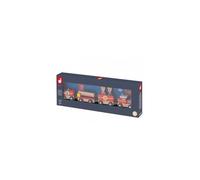 Janod Train en bois Pompiers Story Bleu G