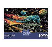Train de rêve 1000 Pièces Puzzle pour Enfants À Partir De 14 Ans, Défi Jouets, Cadeau d'anniversaire, Jeu Éduchatif, Qualité Premium 38x26cm/1000pcs