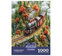 Train de rêve Puzzle 1000 Pièces Jouet en Bois Jeu D'Intelligence Décoration Intérieure Challenge Toy Adultes Et Enfants À Partir De 14 Ans 38x26cm/1000pcs