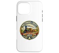 Train d'époque 1827 du Baltimore and Ohio Railroad Coque pour iPhone 16 Pro Max