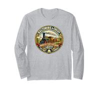 Train d'époque 1827 du Baltimore and Ohio Railroad Manche Longue