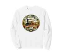 Train d'époque 1827 du Baltimore and Ohio Railroad Sweatshirt