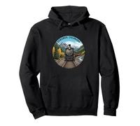 Train d'époque du Durango Scenic Railroad, Colorado Travel Sweat à Capuche
