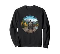 Train d'époque du Durango Scenic Railroad, Colorado Travel Sweatshirt