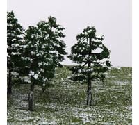 Train Des Arbres De Neige, 20 Modèles, Architecture De Paysage D'Hiver