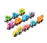 Train Dinosaure D'apprentissage Précoce, Éducation Précoce Des Enfants En Bois, Dinosaure Numérique Magnétique Traînant Petit Train, Exercice De Coordination Main-¿Il Bénéfice Des Jouets Intellectuels