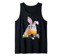 Train Dinosaure Locomotive Œufs de Lapin Oreilles de Lapin Mignon Printemps Débardeur