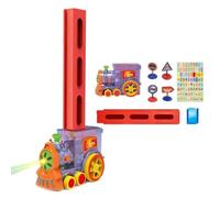 Train Électrique À Empiler Dominos, Jouet D'apprentissage Précoce Pour Garçons Et Filles, Qx2d