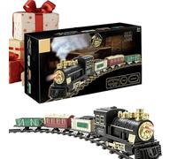 Train électrique Jouet Musical éducatif Vintage Lumineux | ensemble de train jouet pour jeux de fête pour garçons et filles, maison, chambre d'enfant, maternelle, séjour, fête