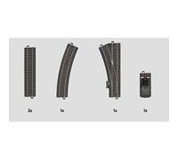 Train électrique - MÄRKLIN - 24900 - Circuit complet - Echelle HO - 3 locomotives