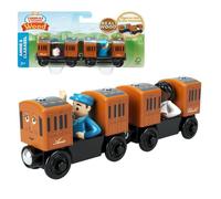 Train en Bois - Annie & Clarabel - Mattel GGH17 - Remorque passager et deux figurines mobiles