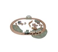 Train en bois avec rails - - Little Farm - 1 train et 2 wagons - 18 mois et plus - Intérieur