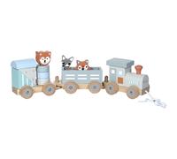 Train en bois Les animaux du zoo