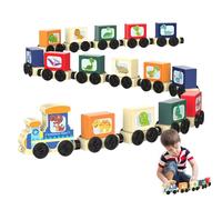 Train en bois magnétique | éducatifs pour la petite enfance | de train avec aimants - Pour , salon, chambre, activité familiale, fête, maternelle, école, anniversaire