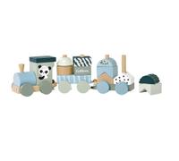 Eichhorn Train Panda en bois 13 cubes Dès 12 mois