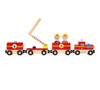 Train en bois Pompiers Story