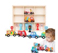 Train En Bois Pour,Activités Éducatives Magnétiques | Wagons de Train | pour l'École Maternelle, la Maison, la Salle de Classe, la Garderie en Intérieur, les Garçons et les Filles de 3 Ans