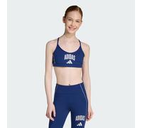 Adidas Train Essentials Collegiate Print Sports Bra Bleu 13-14 Years Fille