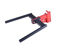 Train Hard Power Rack Half Rack Wall Rack Support mural avec barre de traction, extensible avec système d'urgence, barres Dip et bras Jammer, charge maximale de 350 kg