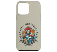 Train Like a Beast Fighter MMA Arts Martiaux Boxe Design Coque pour iPhone 13 Pro Max