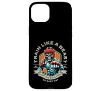 Train Like a Beast Fighter MMA Arts Martiaux Boxe Design Coque pour iPhone 15 Plus