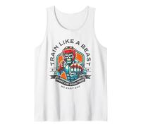 Train Like a Beast Fighter MMA Arts Martiaux Boxe Design Débardeur
