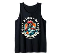 Train Like a Beast Fighter MMA Arts Martiaux Boxe Design Débardeur