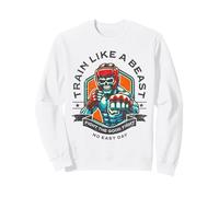 Train Like a Beast Fighter MMA Arts Martiaux Boxe Design Sweatshirt