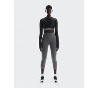 Train Long Sleeve Crop Black S